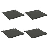 4-Piece Seat Cushions SOEST 4 pcs 100% Polyester Anthracite 944958
