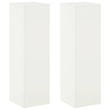Plant Stand 2 pcs White 30 x 30 x 100 cm Steel 8012505