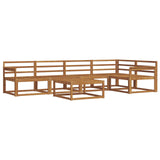 Outdoor Sofa Set 6 pcs Natural Solid Acacia Wood 3367602