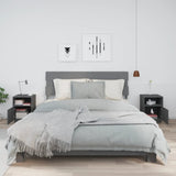 Bedside Cabinets 2 pcs Grey 40x34x55 cm Solid Wood Pine 818320