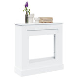 Fireplace Surround White 90x30x90 cm Engineered Wood 854589