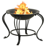 Fire Pit with Poker 49 cm Steel 360059
