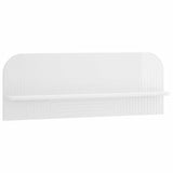 Wall Shelf 2 pcs High Gloss White 102 x 13.5 x 37.5 cm 8014963