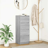 Sideboard Grey Sonoma 37.5x35x99 cm Engineered Wood 861702