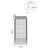 Gabion with 5 mm Wire and 5x5 cm Mesh 50x100x100 cm 3464347