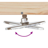 Outdoor Shower 210 cm Solid Pine Wood and Stainless Steel 886356