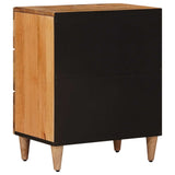 Bedside Cabinet Natural 50 x 33 x 62 cm Solid Mango Wood 4018269