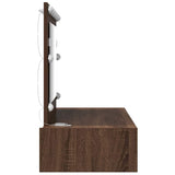 Dressing Table Brown 100 x 40 x 70 cm Engineered Wood 865241
