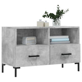 TV Cabinet Concrete Grey 80x36x50 cm Engineered Wood 828976