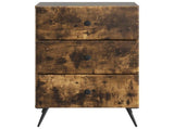 Bedside Cabinet Smoked Oak 43 x 41 x 66.5 cm Engineered Wood 895480
