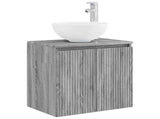 Bathroom Cabinet Set 3 pcs Grey Sonoma 49.5 x 35 x 63 cm 3405623
