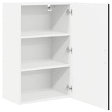 Wall Cabinet PORTO Black 50 x 31 x 80 cm Engineered Wood 885386
