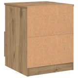 Bedside Cabinet Artisan Oak 40x40x50 cm Engineered Wood 856500