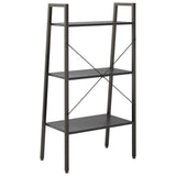 3-Tier Standing Shelf Black 56x35x108 cm 336363