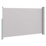 Patio Retractable Side Awning 180x300 cm Grey 313401