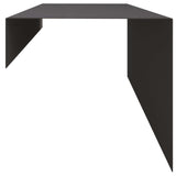 Garden Cover Profile 2 pcs 100 x 20 x 15 cm Steel Black 8012976