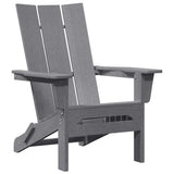 Garden Chair 2 pcs Light Grey Polyethylene 3335821