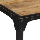 Bar Table 110x55x107 cm Solid Rough Wood Mango 358938