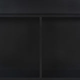 Bar Table with 2 Table Tops Black 130x40x120 cm 280218