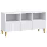 TV Cabinet with Drawer White 102 x 34.5 x 50 cm Engineered Wood 894675