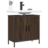Bathroom Sink Cabinet Brown Oak 60x30x60 cm Engineered Wood 842450