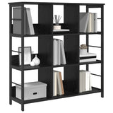 Bookshelf Black Oak 102 x 32 x 104.5 cm Engineered Wood 884006