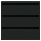 Corner Chest of Drawers Black 60x41x58 cm Engineered Wood 852844