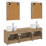 Bathroom Furniture Set 5 pcs Artisan Oak 3406878
