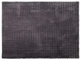 Area Rugs Square SIROLO Anthracite 240 x 240 cm Polyester 42022787