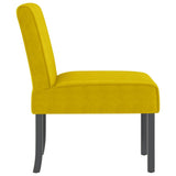 Slipper Chair Yellow Velvet 352455