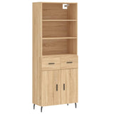 Highboard Sonoma Oak 69.5x34x180 cm Engineered Wood 3200532