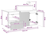 Bathroom Furniture Set 2 pcs White Engineered Wood 3404104