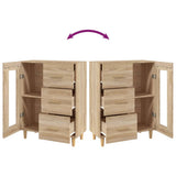 Sideboard Sonoma Oak 69,5x34x90 cm Engineered Wood 812207