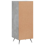 Sideboard Concrete Grey 34.5x34x90 cm Engineered Wood 828512