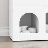 Sideboard White 80.5 x 35 x 59 cm Engineered Wood 891324