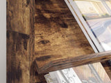 Magazine Rack Smoked Oak 70 x 41 x 126 cm Engineered Wood 899531