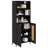 Highboard Black Oak 69.5 x 34 x 180 cm Engineered Wood 3416095