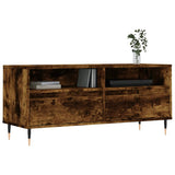 TV Cabinet Smoked Oak 100x34.5x44.5 cm Engineered Wood 831233