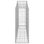 Arched Gabion Baskets 11 pcs 200x30x80/100 cm Galvanised Iron 3145418