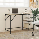 Desk Sonoma Oak 120x50x75 cm Metal and Engineered Wood 845322