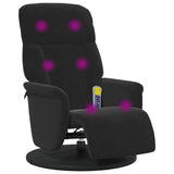 Massage Recliner Chair Black 91 x 71 x 105 cm Velvet 42018600