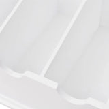 Cutlery Tray MDF White Baroque Style 242645