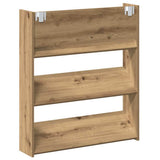 Shoe Cabinet 2 pcs Artisan Oak 85 x 18 x 90 cm Engineered Wood 875029