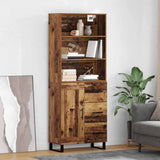 Highboard with Drawer 2 pcs Old Wood Engineered Wood 3415624