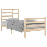 Bed Frame without Mattress Solid Wood 90x200 cm 3105845