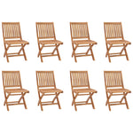 ZNTS 9 Piece Garden Dining Set Solid Teak Wood 3059578