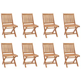 ZNTS 9 Piece Garden Dining Set Solid Teak Wood 3059578