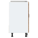 Sink Base Cabinet Kalmar Old Wood 80x46x81.5 cm Engineered Wood 853455