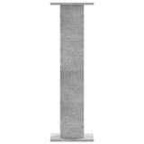 Plant Stands 2 pcs Concrete Grey 30x30x95 cm Engineered Wood 3307876