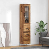 Highboard Old Wood 34.5 x 34 x 180 cm Engineered Wood 3415790